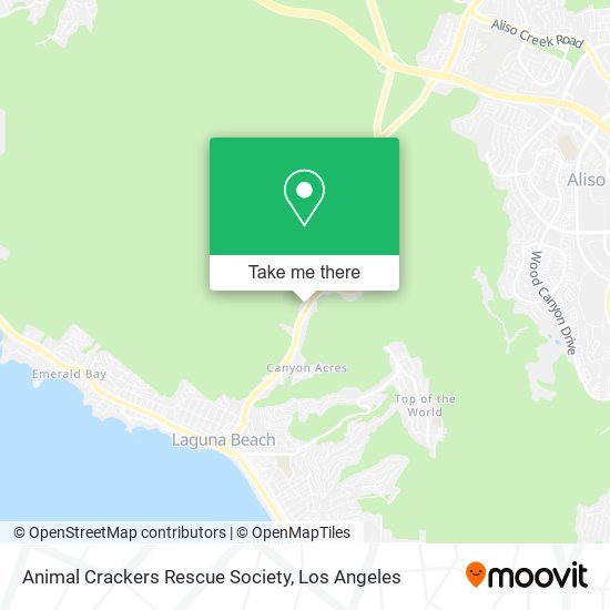 Mapa de Animal Crackers Rescue Society