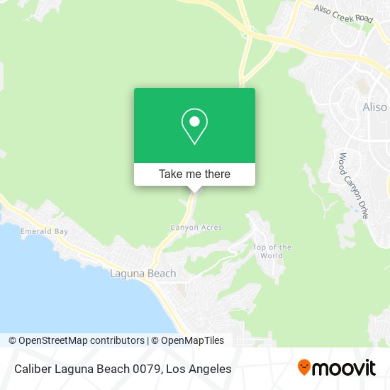 Mapa de Caliber Laguna Beach 0079
