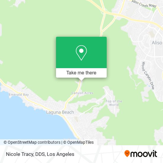 Nicole Tracy, DDS map