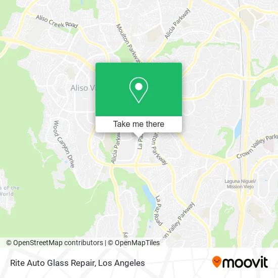 Rite Auto Glass Repair map