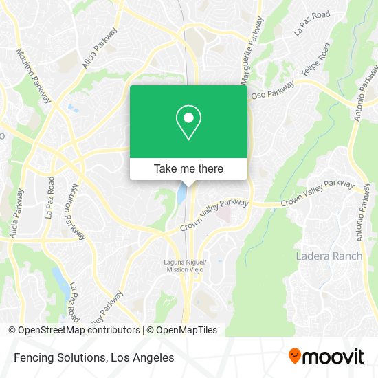 Mapa de Fencing Solutions