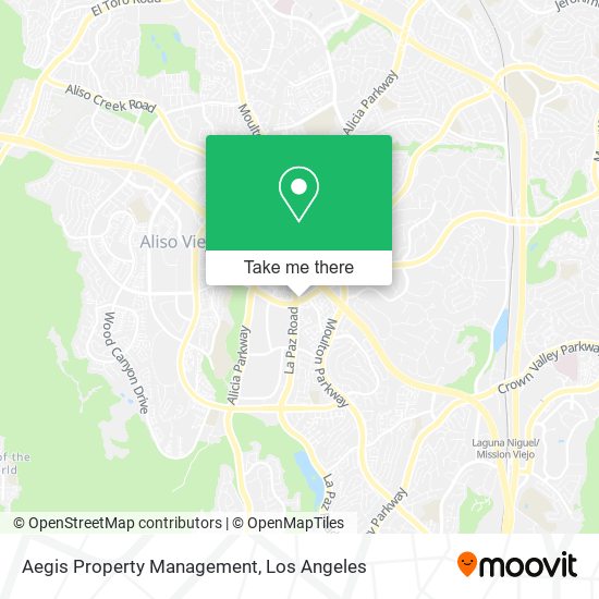 Aegis Property Management map