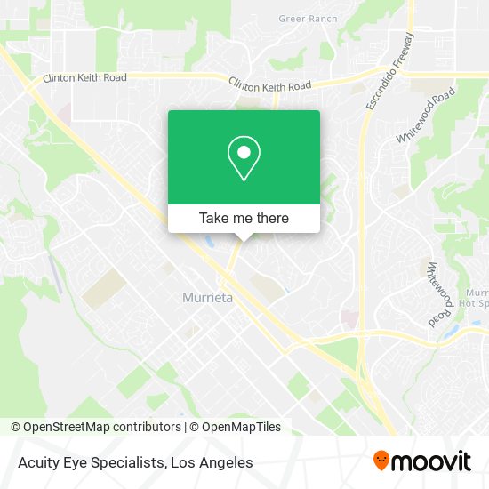 Acuity Eye Specialists map