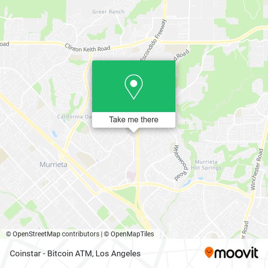 Mapa de Coinstar - Bitcoin ATM