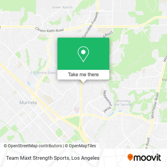 Mapa de Team Maxt Strength Sports