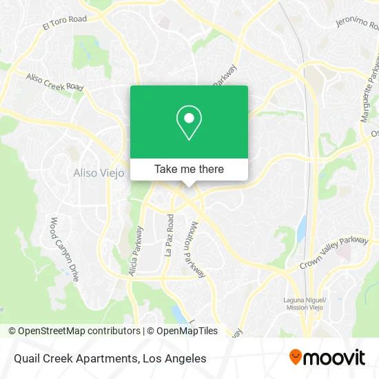 Quail Creek Apartments map