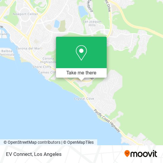 Mapa de EV Connect