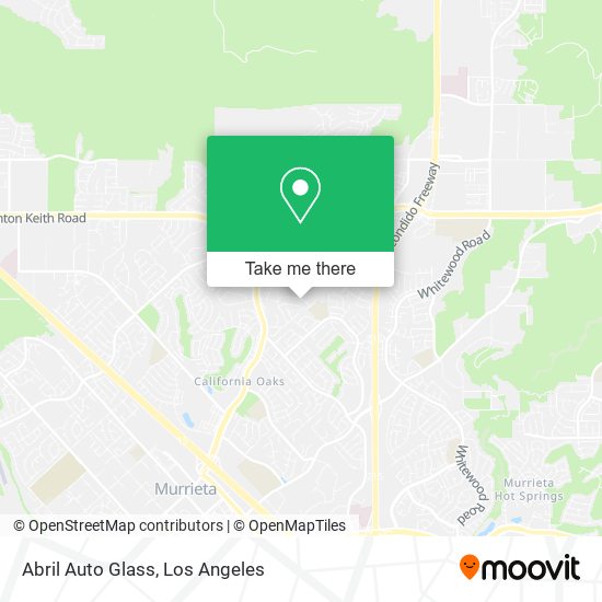 Mapa de Abril Auto Glass