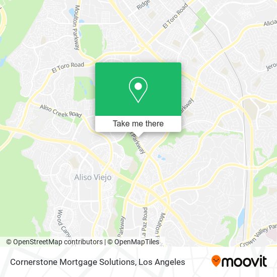 Mapa de Cornerstone Mortgage Solutions