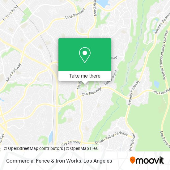 Commercial Fence & Iron Works map