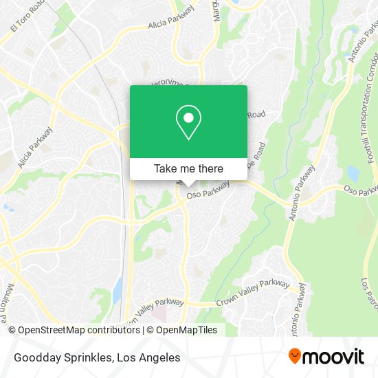 Mapa de Goodday Sprinkles
