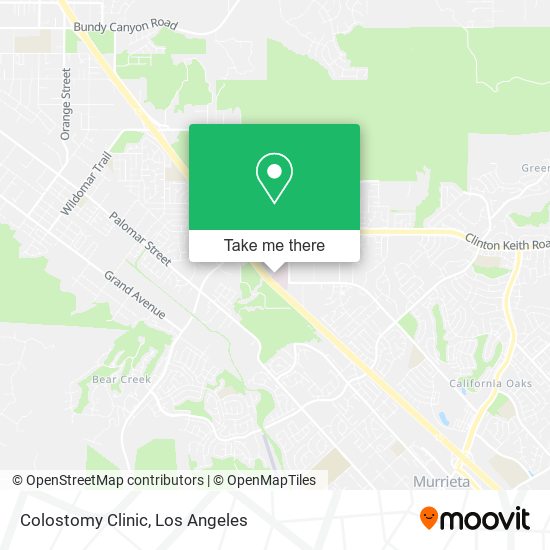 Colostomy Clinic map