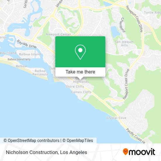 Nicholson Construction map