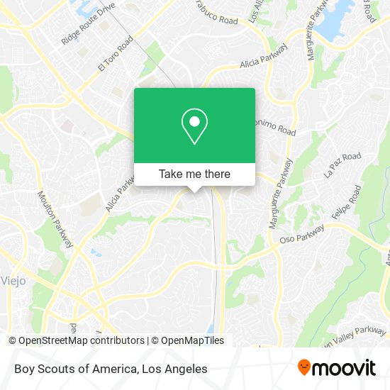 Boy Scouts of America map