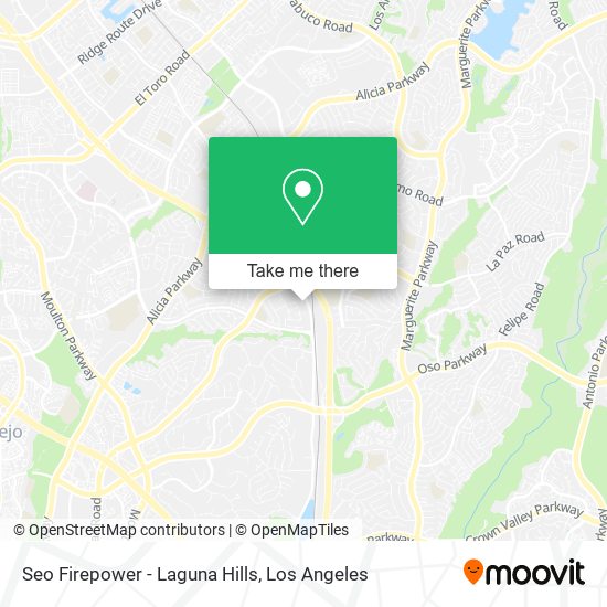 Mapa de Seo Firepower - Laguna Hills