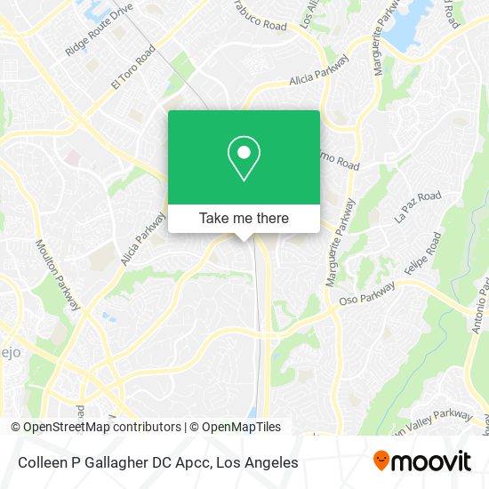 Colleen P Gallagher DC Apcc map