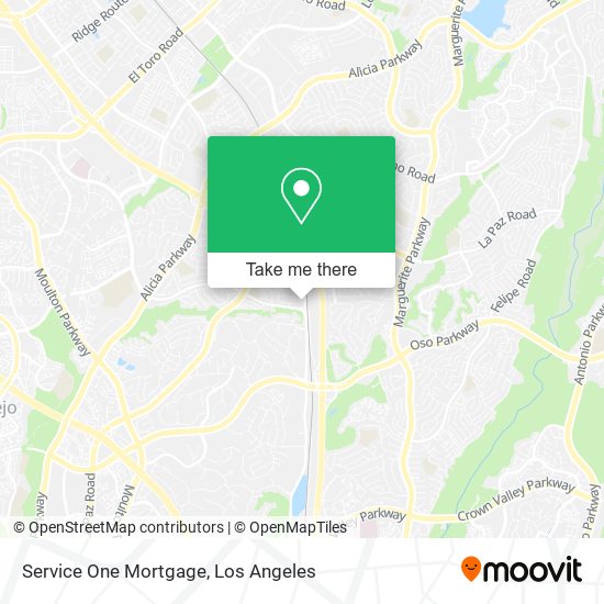 Service One Mortgage map
