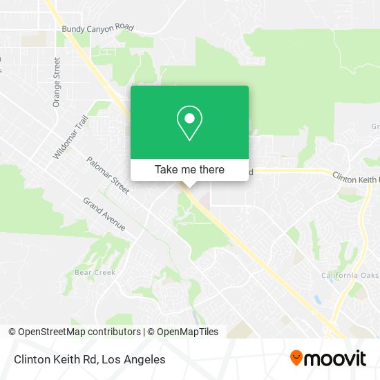 Mapa de Clinton Keith Rd