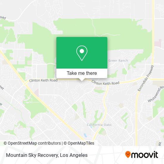 Mountain Sky Recovery map