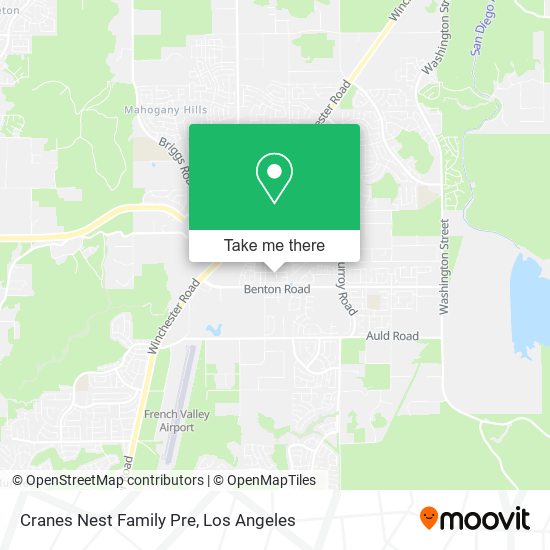 Mapa de Cranes Nest Family Pre
