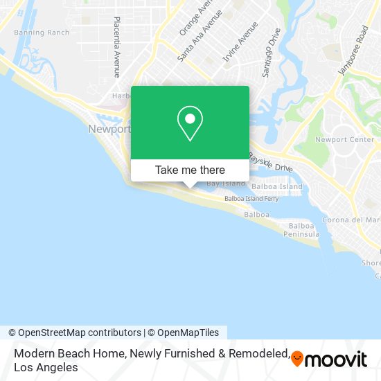 Mapa de Modern Beach Home, Newly Furnished & Remodeled