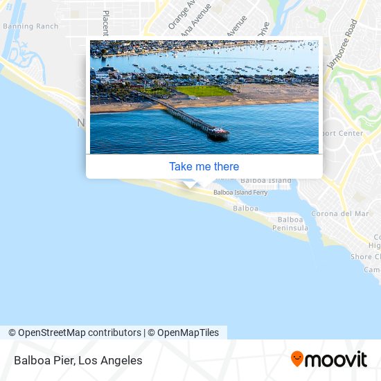 Balboa Pier map