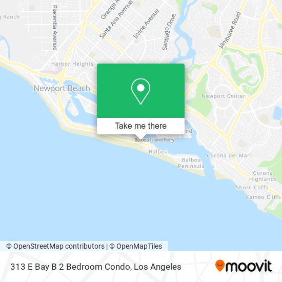 313 E Bay B 2 Bedroom Condo map