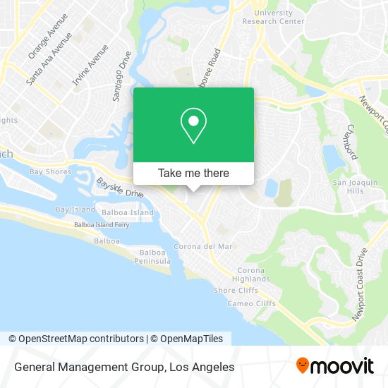Mapa de General Management Group
