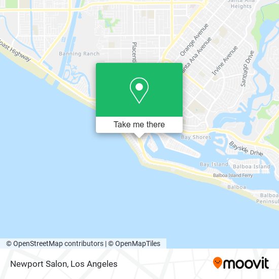 Mapa de Newport Salon