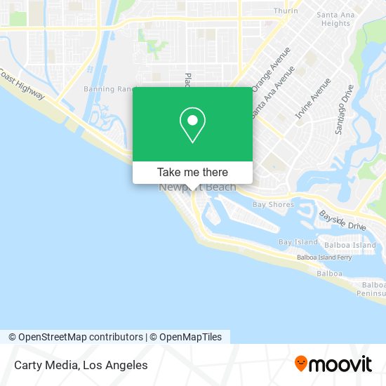 Mapa de Carty Media