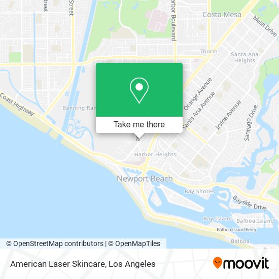 American Laser Skincare map