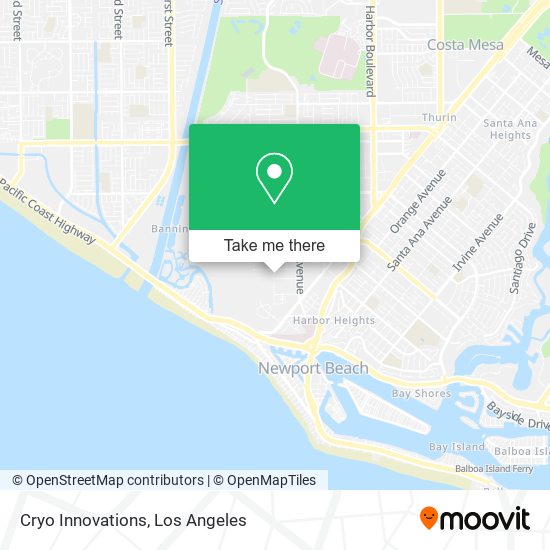 Cryo Innovations map