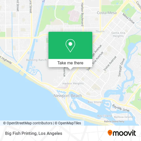 Mapa de Big Fish Printing
