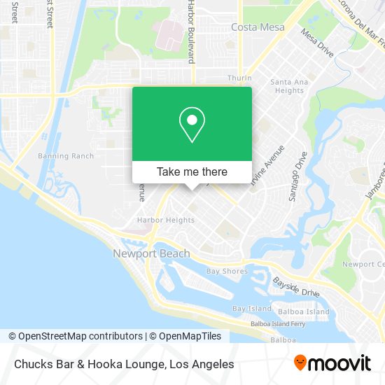 Mapa de Chucks Bar & Hooka Lounge