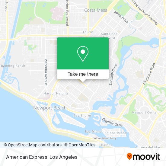 Mapa de American Express