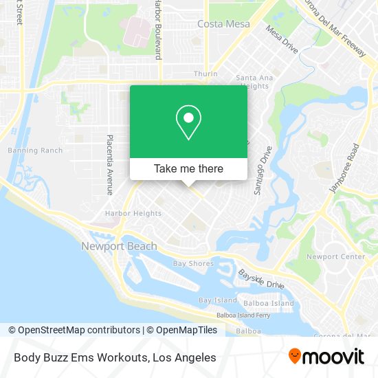 Body Buzz Ems Workouts map