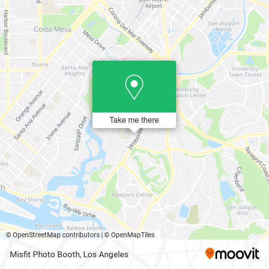 Misfit Photo Booth map