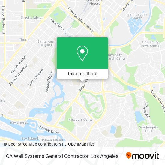 CA Wall Systems General Contractor map