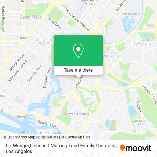 Mapa de Liz Wenger,Licensed Marriage and Family Therapist