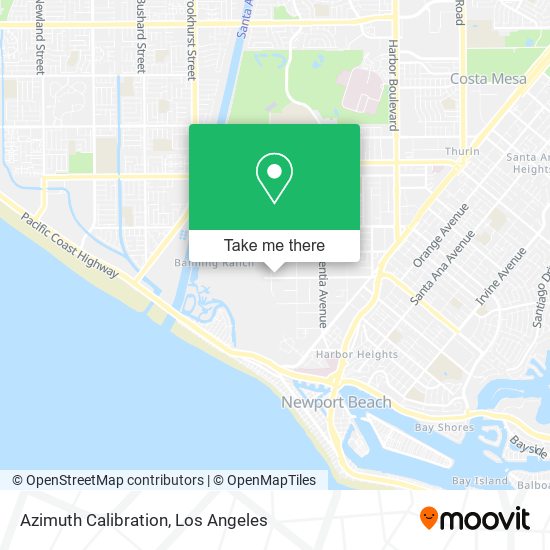 Azimuth Calibration map