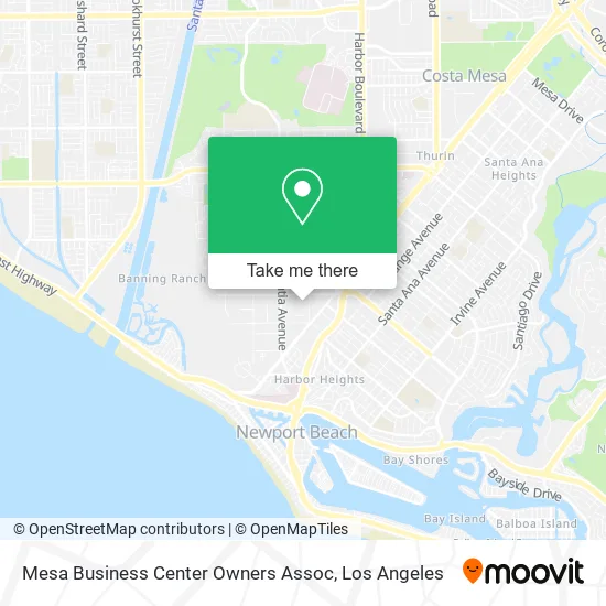 Mesa Business Center Owners Assoc map