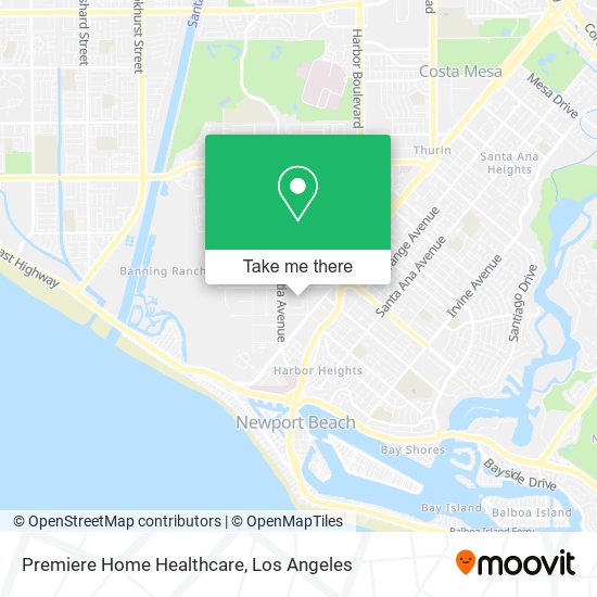 Mapa de Premiere Home Healthcare