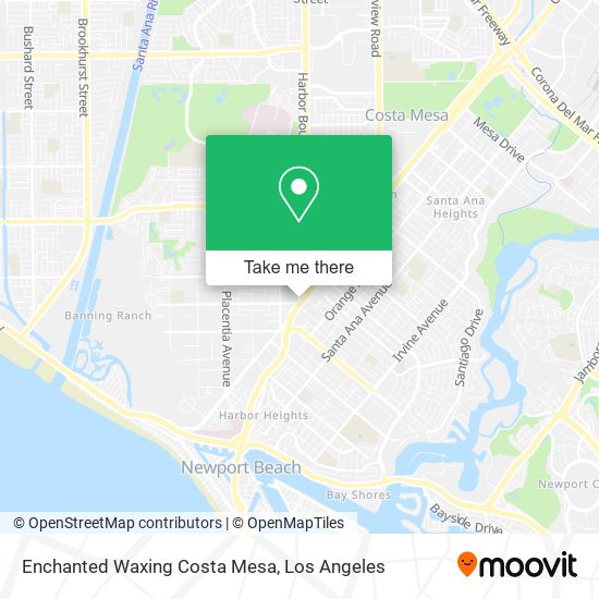 Mapa de Enchanted Waxing Costa Mesa