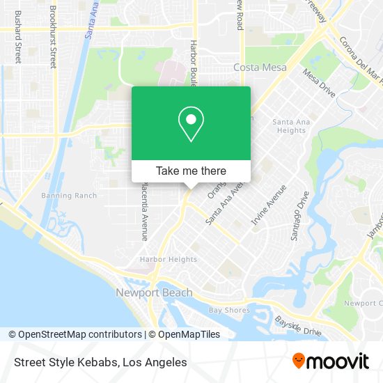 Mapa de Street Style Kebabs