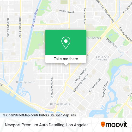 Newport Premium Auto Detailing map