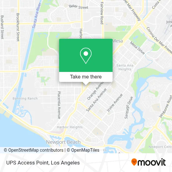 UPS Access Point map