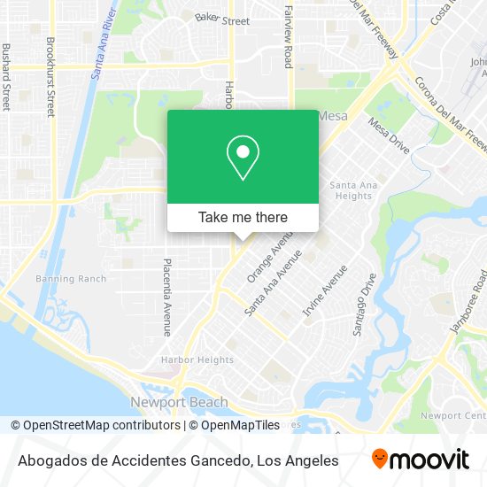 Abogados de Accidentes Gancedo map