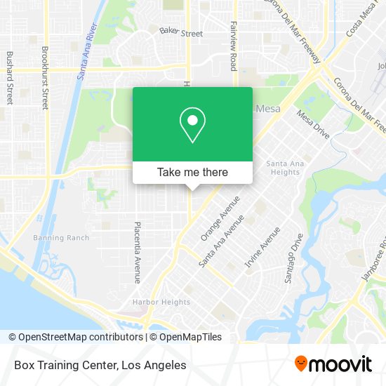 Box Training Center map