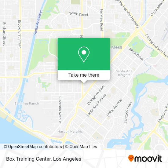 Box Training Center map