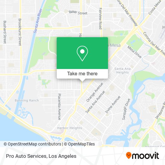 Pro Auto Services map